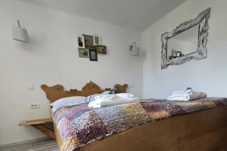 Bed in the double room